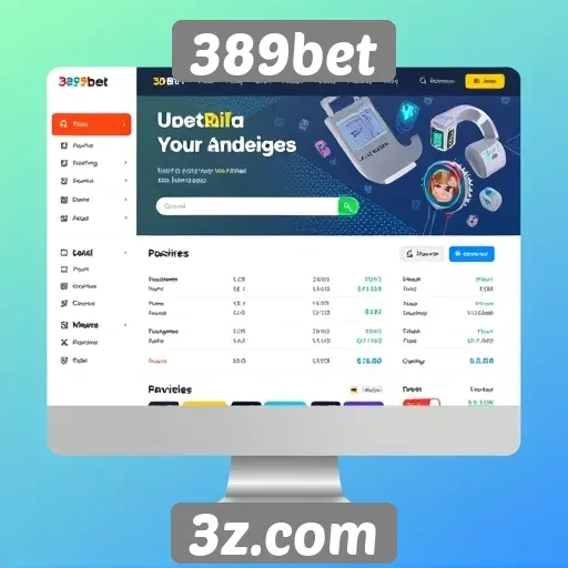 Interface do usuário do 389bet é otimizada